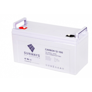 Аккумуляторная батарея SUNWAYS CARBON 12-100